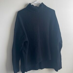J Crew cotton knit turtleneck sweater XL